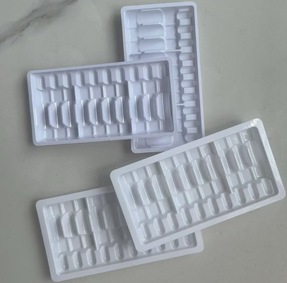 カスタム2ml 10個入り密封アンプル用トレイ（医薬品包装用）