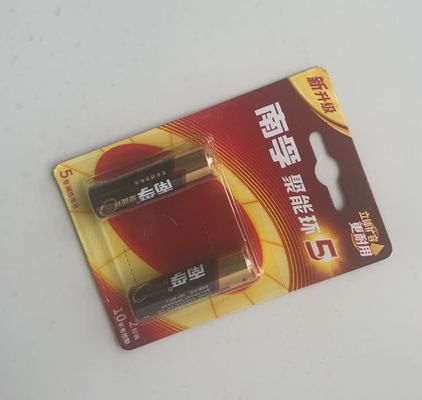 パーソナライズされたサイズ 耐久性 透明性 プラスティック ブリスター 梱包 バッテリーや携帯電話用 PVC ブリスター 梱包