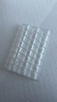 食品グレードのPETプラスチック再利用可能でカスタマイズ可能なマカロンのバリスタートレイ