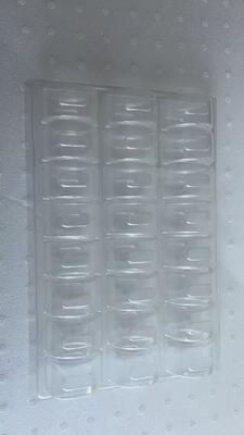 食品グレードのPETプラスチック再利用可能でカスタマイズ可能なマカロンのバリスタートレイ