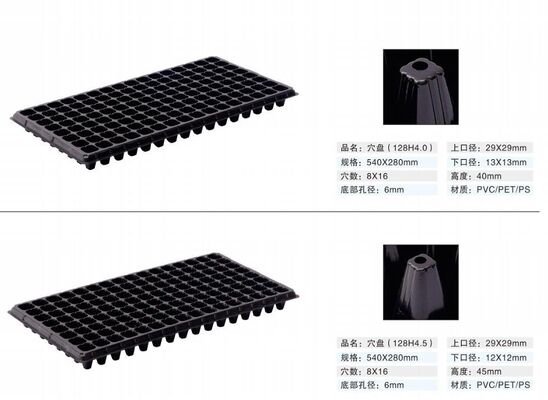 200 細胞 の プラスチック の 苗木 托管 ― 2mm の 厚さ で,幼稚園 や ガーデニング に 用い られ ます.