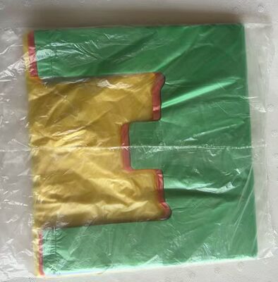 Recyclable HDPE Shopping Bags with High Impact Resistance and Customized Logo for Supermarkets