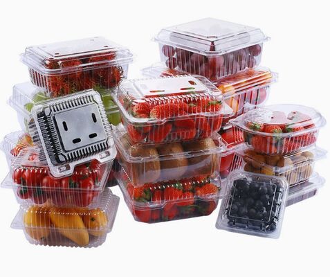 Customized PET Plastic Blister Packaging Box with Heat Sealing and Recyclable Material for Fruit and Tomato Packaging