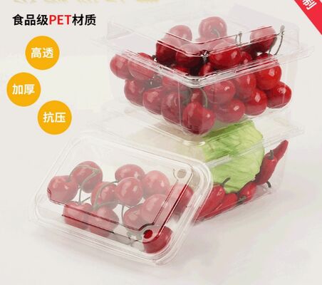Customized PET Plastic Blister Packaging Box with Heat Sealing and Recyclable Material for Fruit and Medicine