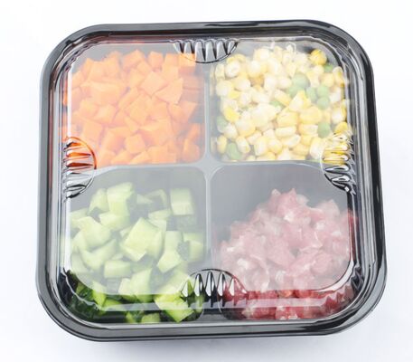 野菜・果物用、熱密封可能なカスタマイズ可能なリサイクル可能な透明包装箱