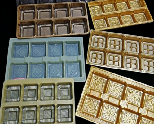 食品包装用の透明な環境に優しいカスタマイズ可能なマカロンのプラスチックトレイ