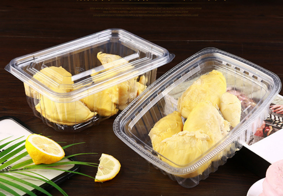 リサイクル可能なPETと熱密封付きの使い捨てプラスチック用トレイとマカロンのパッケージボックス