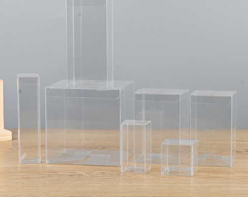 プラスチック四角箱 - 透明なPVC化粧品の包装箱 パーソナライゼーション - PETディスプレイ文具箱 パーソナライゼーション