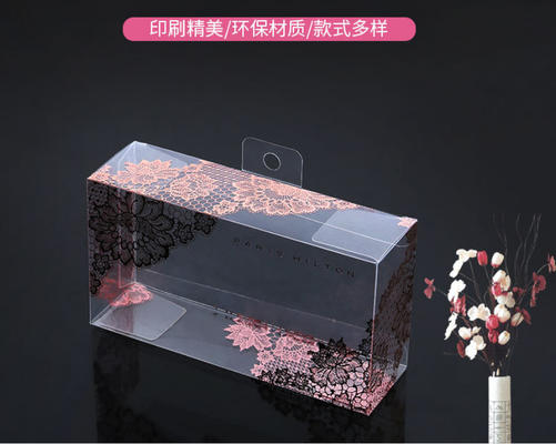 卸売用 PVC PET 透明箱 マット質感の食品用プラスチック透明包装箱 カスタマイズ可能