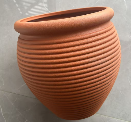 HDPE Modern Minimalist Ceramic Flower Pot with Multiple Sizes and Long Lifespan for Home Decoration
