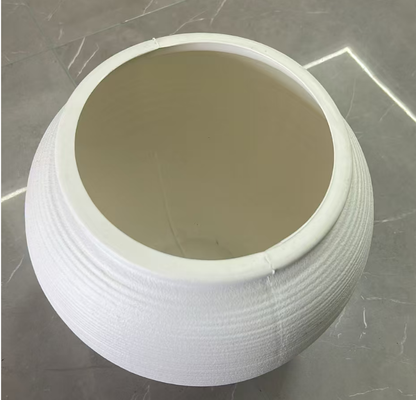 HDPE Modern Minimalist Ceramic Flower Pot with Multiple Sizes and Long Lifespan for Home Decoration