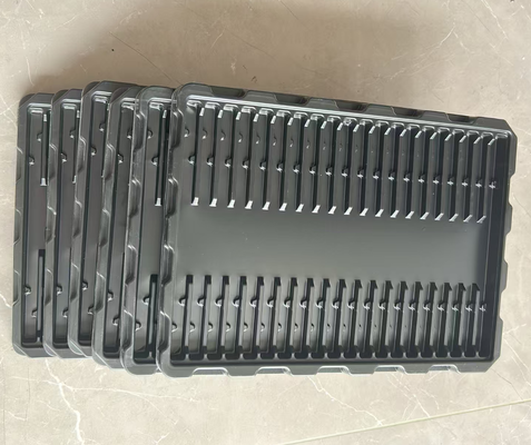Customized Eco-friendly Anti-static Plastic Tray with 35 Compartments for Electronic Components